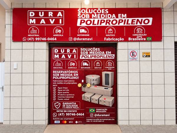 Fachada da Duramavi em Joinville/SC